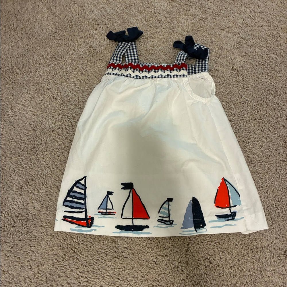 Mud Pie Dress with sailboats